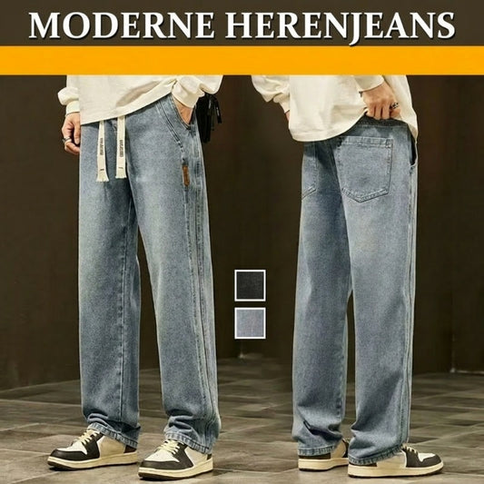 🔈 50% KORTING | Heren Losse Rechte Jeans – Relaxed Fit, Tijdloze Look & Dagelijks Comfort 👖