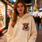 🐮 50% KORTING!!🎁Schattig sweatshirt met capuchon en fleecevoering met Highland Cow-motief