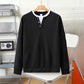 Heren Wafelgebreid Nep Tweedelig Henley Shirt