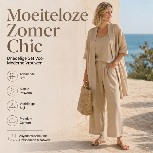 3-delige zomeroutfit voor dames