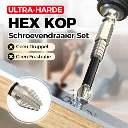 🧲👾 50% KORTING! Deze bitset heeft zoveel magnetische kracht dat je schroevendraaier bijna uit je handen wordt gerukt! Elke bit, elke schroef, elke klus – muurvast, geen uitzondering!