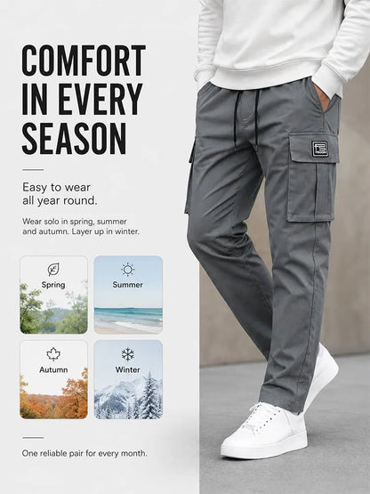 ⏳ALLEEN VANDAAG IN DE UITVERKOOP🔥Cargo-broek voor heren – met veel zakken, stretch, casual 👖✨