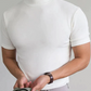 🔈🔈2026 Hot Sale - 57% KORTING🎁Slim fit T-shirt met hoge hals voor heren