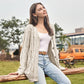 Midi Gebreide Damestrui voor de Herfst 🧥 – Ideaal over T-shirts & onder Jassen, Perfect voor Kantoor & Brunch 💼