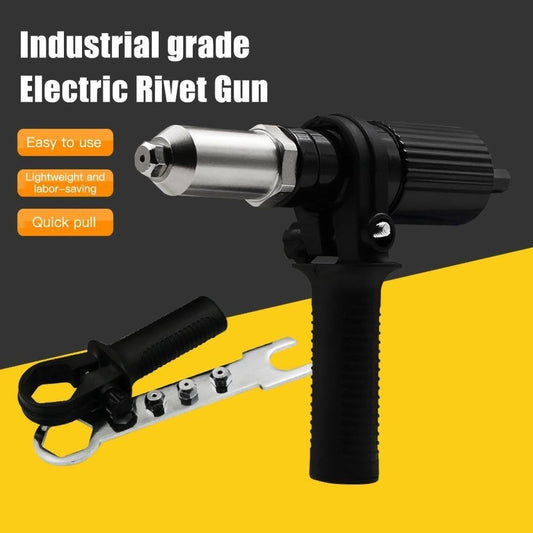 Professionele Rivet Gun Adapter Kit met 4Pcs verschillende bijpassende mondstukbouten