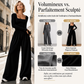 ✨ EEN MOEITELOZE TOTALE LOOK | Damesjumpsuit met vierkante halslijn en wijde pijpen -53 %