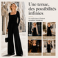 ✨ EEN MOEITELOZE TOTALE LOOK | Damesjumpsuit met vierkante halslijn en wijde pijpen -53 %