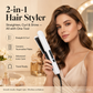 2-in-1 Haarstraightener en Krultang met Negatieve Ionische Verzorging