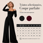 ✨ EEN MOEITELOZE TOTALE LOOK | Damesjumpsuit met vierkante halslijn en wijde pijpen -53 %