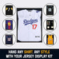 Houten omlijsting voor shirtdisplay met magnetische sluiting