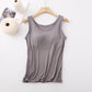 🎁Women's Classic Solid Colour Built-in Bra Tank Top