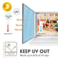 ⏳Tijdelijke aanbieding⏰ Warmte-isolerende privacyfolie – UV-bescherming, eenvoudig aan te brengen en perfect voor thuis en op kantoor 🏠