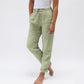 🌸Nieuwe collectie 50% KORTING!🏖️ Elastische Taille Katoen-Linnen Dames Casual Broek 👖