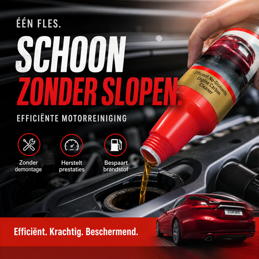 Efficiënte koolstofreiniger voor motoren zonder demontage