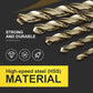 🔧🔥 TIJDELIJK 50% KORTING! Stop met het verbranden van je boortjes alsof je een kampvuur maakt! Deze 99-delige titanium HSS-set blijft scherp, boort sneller, en het dubbele U-groefontwerp blaast elke spaander eruit – de keuze van ervaren vaklieden!