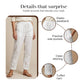 🌸Nieuwe collectie 50% KORTING!🏖️ Elastische Taille Katoen-Linnen Dames Casual Broek 👖