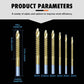 Titanium Twist Boorset (6 stuks)）