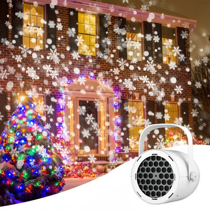 Outdoor Snowflake Christmas LED-podiumverlichting met roterend patroonprojector