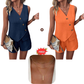 Casual V-hals Tanktop & Shorts 2-delige Set