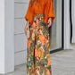 Tweedelige set met casual print