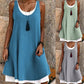 🔥HOT SALE✨ Nep-tweedelige Mouwloze Jurk, Zacht Ademend, Los Passend S-3XL👗