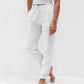 🌸Nieuwe collectie 50% KORTING!🏖️ Elastische Taille Katoen-Linnen Dames Casual Broek 👖