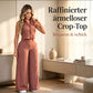 🛍️50 % korting – 2-delige set met mouwloze top en broek, zachte katoenen stof, comfortabel en veelzijdig voor dagelijks gebruik🌿