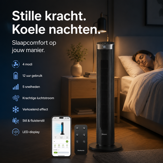 🎁2026 Nieuw binnen 50% KORTING💥USB-aangedreven bladloze torenventilator