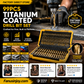 🔧🔥 TIJDELIJK 50% KORTING! Stop met het verbranden van je boortjes alsof je een kampvuur maakt! Deze 99-delige titanium HSS-set blijft scherp, boort sneller, en het dubbele U-groefontwerp blaast elke spaander eruit – de keuze van ervaren vaklieden!