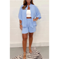 Casual Shirt Shorts Suit Voor Vrouwen✨