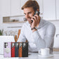 Magnetische Oplaadbare Leren Telefoonhoes voor Samsung