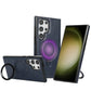 Magnetische Oplaadbare Leren Telefoonhoes voor Samsung