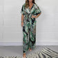 🍃Jumpsuit met bladerenprint voor dames