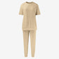 Casual Loose Fit Tweedelig T-shirt & Broek Trainingspak Set Dames
