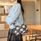 Crossbodytas met meerdere zakken en print voor dames