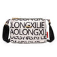 Crossbodytas met meerdere zakken en print voor dames