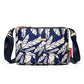 Crossbodytas met meerdere zakken en print voor dames