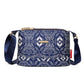 Crossbodytas met meerdere zakken en print voor dames