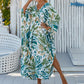 Casual Flowing V-Hals Lange Badpak Cover Ups