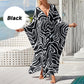 Casual Flowing V-Hals Lange Badpak Cover Ups