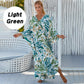 Casual Flowing V-Hals Lange Badpak Cover Ups