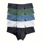 Effen kleur ademende herenslip met lage taille【Koop 3, krijg er 2 gratis】