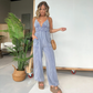 Zomerpromotie voor nieuwe producten 49% korting🔥Dames jumpsuit van denim met diepe V-hals