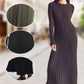 Stijlvol en Comfortabel - Vrouwen Elegante Gebreide Maxi Jurken