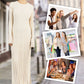 Stijlvol en Comfortabel - Vrouwen Elegante Gebreide Maxi Jurken