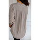 Casual top met patchwork pailletten