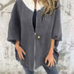 Casual stand kraag van dameshalte halve zip jas