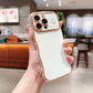 Schattige Golf Vorm met Liefde Hart Verhoogde Camera Bescherming Telefoon Case