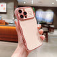 Schattige Golf Vorm met Liefde Hart Verhoogde Camera Bescherming Telefoon Case