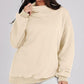 Vrouwen pullover sweatshirt met een opstaande kraag en lange mouwen